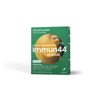 Ökopharm® Wirkkombination für die Abwehrkräfte Immun44® intense Kapseln 30 Stk, A-Nr.: 5882387 - 01