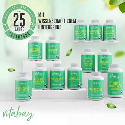 Sie sehen eine Packung Vitabay Coenzym Q10 Ubiquinol Weichkapseln, Produktbild: 05 Vitabay Coenzym Q10 Ubiquinol Weichkapseln, A-Nr.: 5878687 - 05