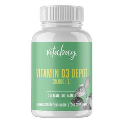 Vitabay Vitamin D3 Depot 20.000 I.E. Tabletten, A-Nr.: 5878339 - 01