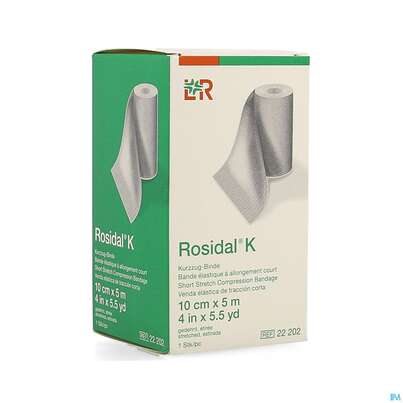 Elastische Binden Rosidal Hautfarben Kraeftig 5mx 10cm 1st, A-Nr.: 0278095 - 02