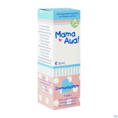 Sie sehen eine Packung Mama-aua Tropfen Immun 30ml, Produktbild: 02 Mama-aua Tropfen Immun 30ml, A-Nr.: 3815464 - 02