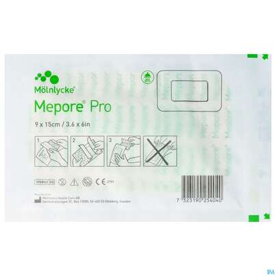 Mepore/pro Folienverband Steril 9x 15cm 1st, A-Nr.: 2393400 - 01