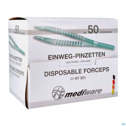 Einmalpinzette Steril -sandipharma 50st, A-Nr.: 3138791 - 02