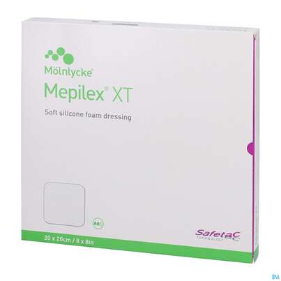 Wundverband Mepilex/xt Silikon 20x20cm 5st, A-Nr.: 4301626 - 02