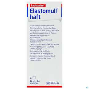 Elastische Binden Elastomull/haft 4mx12cm 1st, A-Nr.: 3896876 - 01