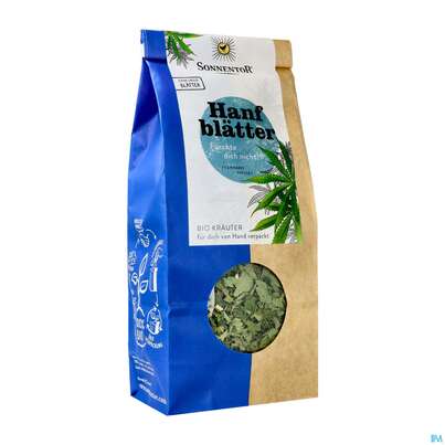 Sie sehen eine Packung Sonnentor Tee/bio Hanfblatt 00902 40g, Produktbild: 02 Sonnentor Tee/bio Hanfblatt 00902 40g, A-Nr.: 3388335 - 02