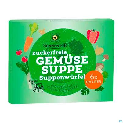 Sonnentor Zuckerfreie Gemuesesuppe Wuerfel 01405 66g, A-Nr.: 5227205 - 02