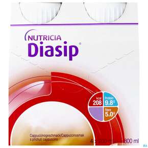 Diasip 200ml Cappuccino 4st, A-Nr.: 4299013 - 01