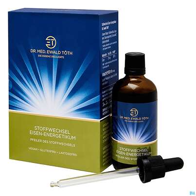 Sie sehen eine Packung Stoffwechsel Dr.toeth Eisen Energetikum 100ml, Produktbild: 06 Stoffwechsel Dr.toeth Eisen Energetikum 100ml, A-Nr.: 4034036 - 06