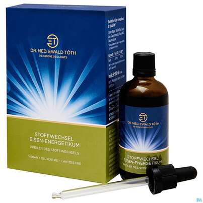 Sie sehen eine Packung Stoffwechsel Dr.toeth Eisen Energetikum 100ml, Produktbild: 07 Stoffwechsel Dr.toeth Eisen Energetikum 100ml, A-Nr.: 4034036 - 07
