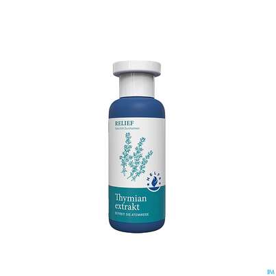 Sie sehen eine Packung Helfe Thymianextrakt Relief 200ml, Produktbild: 01 Helfe Thymianextrakt Relief 200ml, A-Nr.: 1577351 - 01