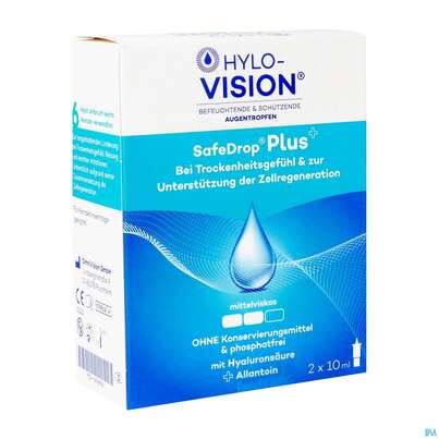 Augentropfen Hylo-vision Safe Drop Plus 2x10m 20ml, A-Nr.: 5313063 - 02