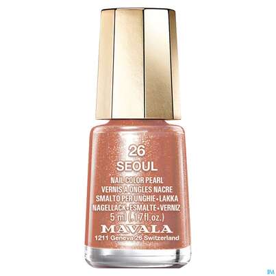 Sie sehen eine Packung Mavala Nagellacke 26 Seoul 5ml, Produktbild: 03 Mavala Nagellacke 26 Seoul 5ml, A-Nr.: 4773443 - 03