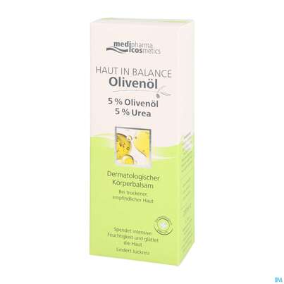 Sie sehen eine Packung Oliven Oel Dr.theiss Haut In Balance Koerperbalsam 5% 200ml, Produktbild: 04 Oliven Oel Dr.theiss Haut In Balance Koerperbalsam 5% 200ml, A-Nr.: 3282720 - 04