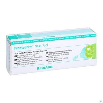 Sie sehen eine Packung Prontoderm Gel Nasal Artnr.400200 Tb 30ml, Produktbild: 03 Prontoderm Gel Nasal Artnr.400200 Tb 30ml, A-Nr.: 3726269 - 03