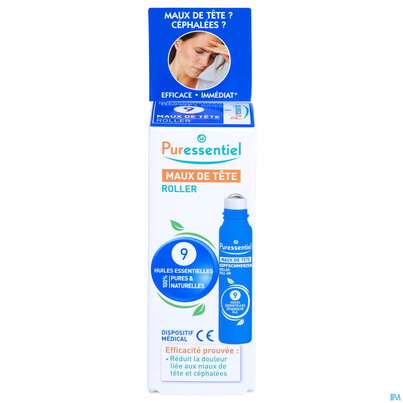 Puressentiel Kopfschmerzen Roll On +9 Aetherischen Oelen 5ml, A-Nr.: 3831865 - 01