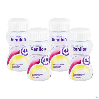 Renilon 125ml Vitalflasche 4.0 Aprikose 4st, A-Nr.: 4119703 - 03