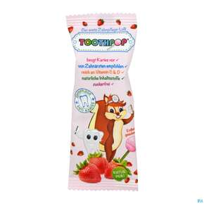 Toothpop Lolli Erdbeere 1st, A-Nr.: 4577937 - 01