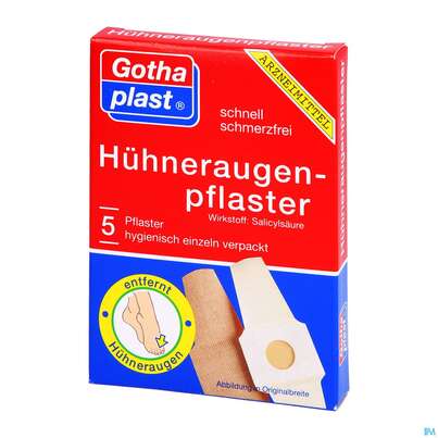 Huehneraugen Pflaster Cornplast 2x 6cm 5st, A-Nr.: 2489347 - 02