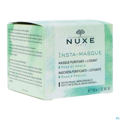 Sie sehen eine Packung Nuxe Insta-masque Purifant +lissant Reinigende+glaettende 50ml, Produktbild: 04 Nuxe Insta-masque Purifant +lissant Reinigende+glaettende 50ml, A-Nr.: 4540584 - 04