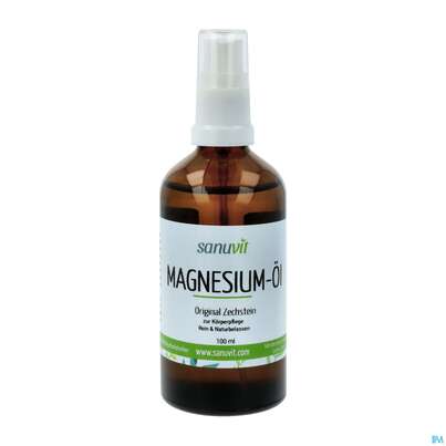 Magnesium Oel Spruehflasche Sanuvit 100ml, A-Nr.: 4434416 - 02