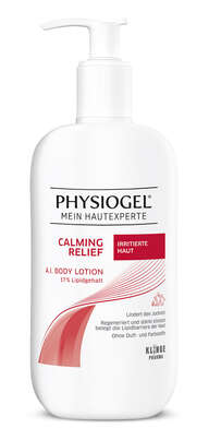 Sie sehen eine Packung PHYSIOGEL® Calming Relief A.I. Body Lotion bei Juckreiz und Rötungen, Produktbild: 01 PHYSIOGEL® Calming Relief A.I. Body Lotion bei Juckreiz und Rötungen, A-Nr.: 5388345 - 01