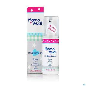 Sie sehen eine Packung Mama-aua Spray Strubbelhaare 100ml, Produktbild: 01 Mama-aua Spray Strubbelhaare 100ml, A-Nr.: 4849258 - 01
