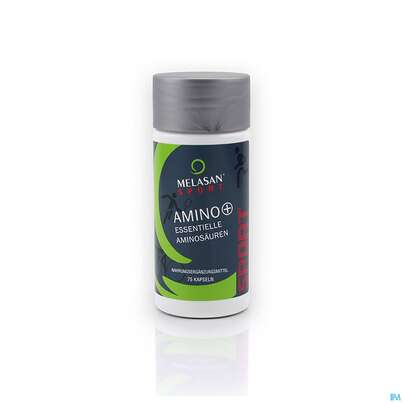 Sie sehen eine Packung Melasan/sport Kapseln Amino+ 76st, Produktbild: 01 Melasan/sport Kapseln Amino+ 76st, A-Nr.: 4391500 - 01