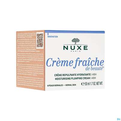 Sie sehen eine Packung Nuxe Creme/fraiche/de Beaute Moisturising/rich Cream 2022 50ml, Produktbild: 02 Nuxe Creme/fraiche/de Beaute Moisturising/rich Cream 2022 50ml, A-Nr.: 4079843 - 02