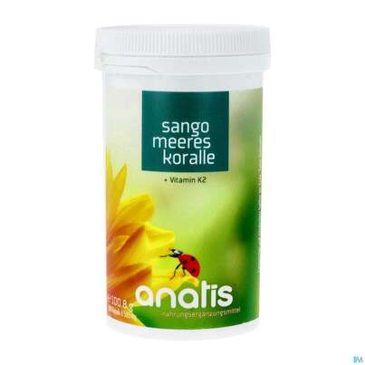 Sangokoralle Kapseln Meeres Koralle +vitamin K2 Anatis 180st, A-Nr.: 4605088 - 02