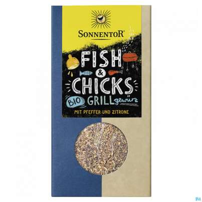 Sonnentor Gewuerzmischung/bio Grillgewuerz Fisch +chicks 00864 55g, A-Nr.: 4793606 - 02