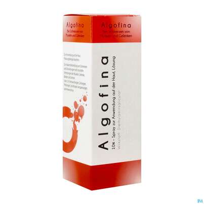 Algofina 10% Spray Z Anw.auf Der Haut Lösung 100ml, A-Nr.: 4478342 - 02