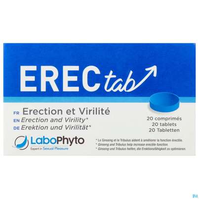Sie sehen eine Packung Erectab Sexual Stimulant Tabl 20st, Produktbild: 01 Erectab Sexual Stimulant Tabl 20st, A-Nr.: 5848083 - 01
