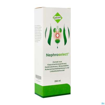 Sie sehen eine Packung Dreluso Nephroselect 250ml, Produktbild: 02 Dreluso Nephroselect 250ml, A-Nr.: 4262903 - 02