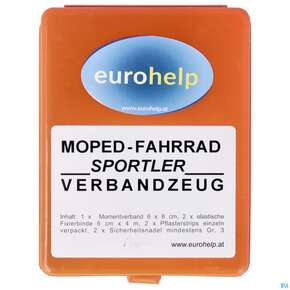 Erste Hilfe Verbandkassetten Eurohelp Moped Box 10x 8x 3,5cm+inha 1st, A-Nr.: 2003474 - 01