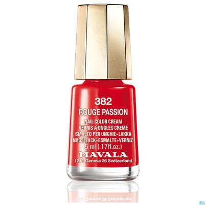Sie sehen eine Packung Mavala Nagellacke 382 Vao Rouge Passion 5ml, Produktbild: 02 Mavala Nagellacke 382 Vao Rouge Passion 5ml, A-Nr.: 3653671 - 02