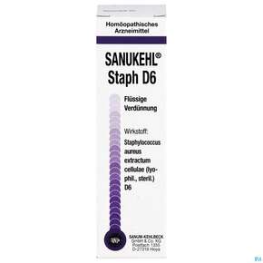 Sanukehl Staph Tropfen D6 10ml, A-Nr.: 2390703 - 01