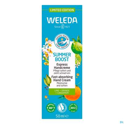 Weleda Summer Boost Express Handcreme 50ml, A-Nr.: 5780988 - 03