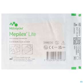 Wundverband Mepilex Silikon Lite 6x 8,5cm 1st, A-Nr.: 2829872 - 01