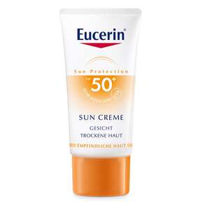 Eucerin SUN CREME LSF 50+ für normale bis trockene Haut, A-Nr.: 3270042 - 01