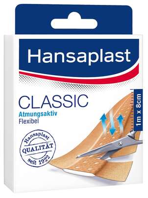 Hansaplast CLASSIC 1m x 8cm, A-Nr.: 5013622 - 01