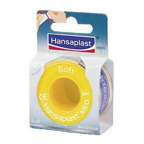 Hansaplast Med Soft Fixierpflaster 5m x 2,5cm, A-Nr.: 3417835 - 01