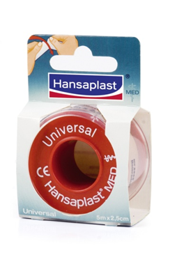 Hansaplast Universal MED Rollenpflaster 5m x 2,5cm, A-Nr.: 2843180 - 01