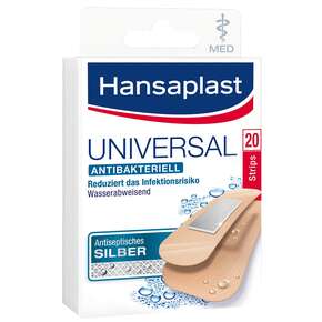 Hansaplast Universal MED antibakteriell Strips 20, A-Nr.: 2843085 - 01