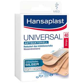 Hansaplast Universal MED antibakteriell Strips 40, A-Nr.: 2843091 - 01