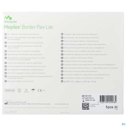 Wundverband Mepilex Silikon Border/flex/lite 15x 15cm 5st, A-Nr.: 3067884 - 03