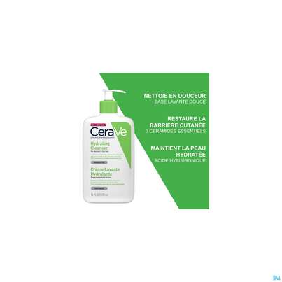 Cerave Feuchtigkeitsspendende Reinigungslotion 473ml, A-Nr.: 4802050 - 11