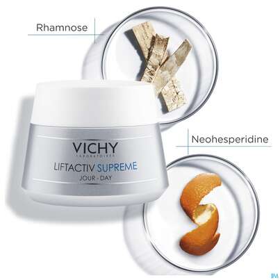 Sie sehen eine Packung Vichy Liftactiv/supreme Normale Haut 50ml, Produktbild: 06 Vichy Liftactiv/supreme Normale Haut 50ml, A-Nr.: 4261447 - 06