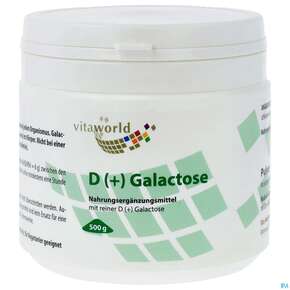 Galactose D (+) Pulver/rein Vegetarisch -vita World 500g, A-Nr.: 4843994 - 01