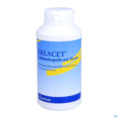 Gelatine Kapseln Gelacet +biotin 320st, A-Nr.: 2810329 - 06